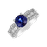 Prsten s safírem a diamanty Hollywood Star2