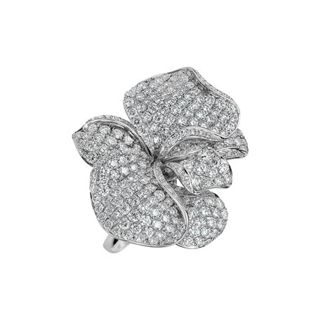Prsten s diamanty Charming Orchid