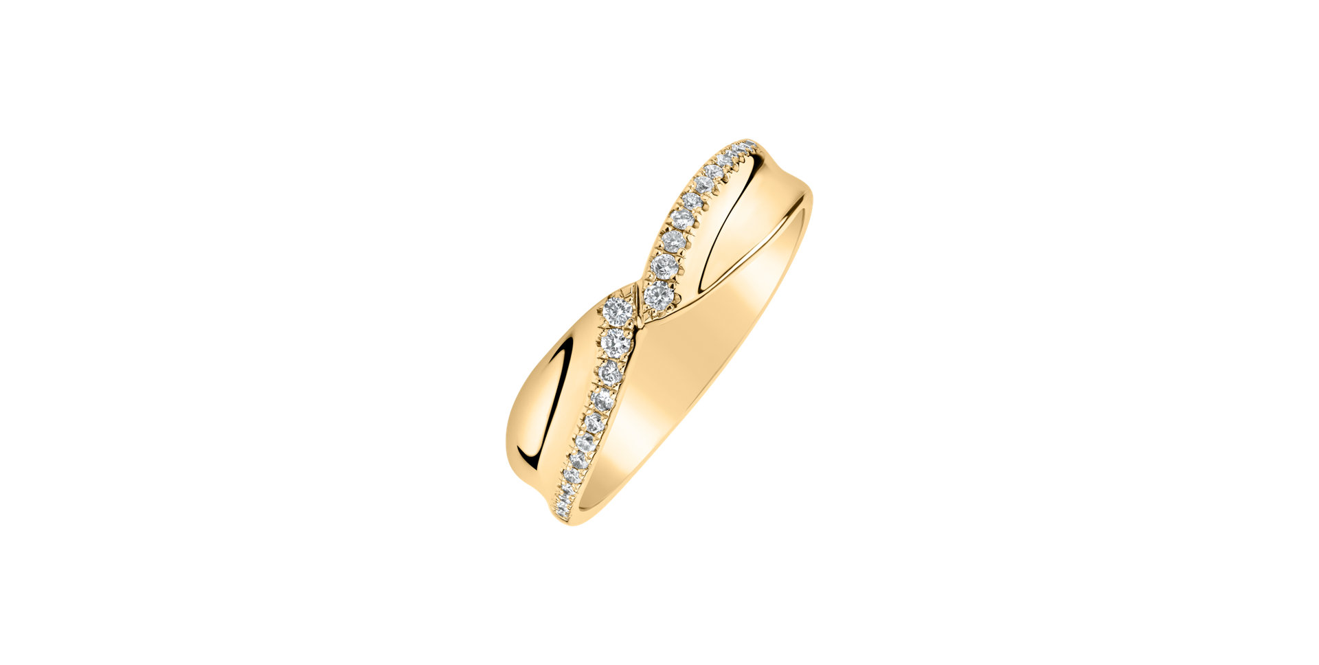 Prsten s diamanty Eternal Embrace