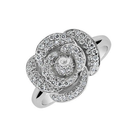Prsten s diamanty Flower Princess