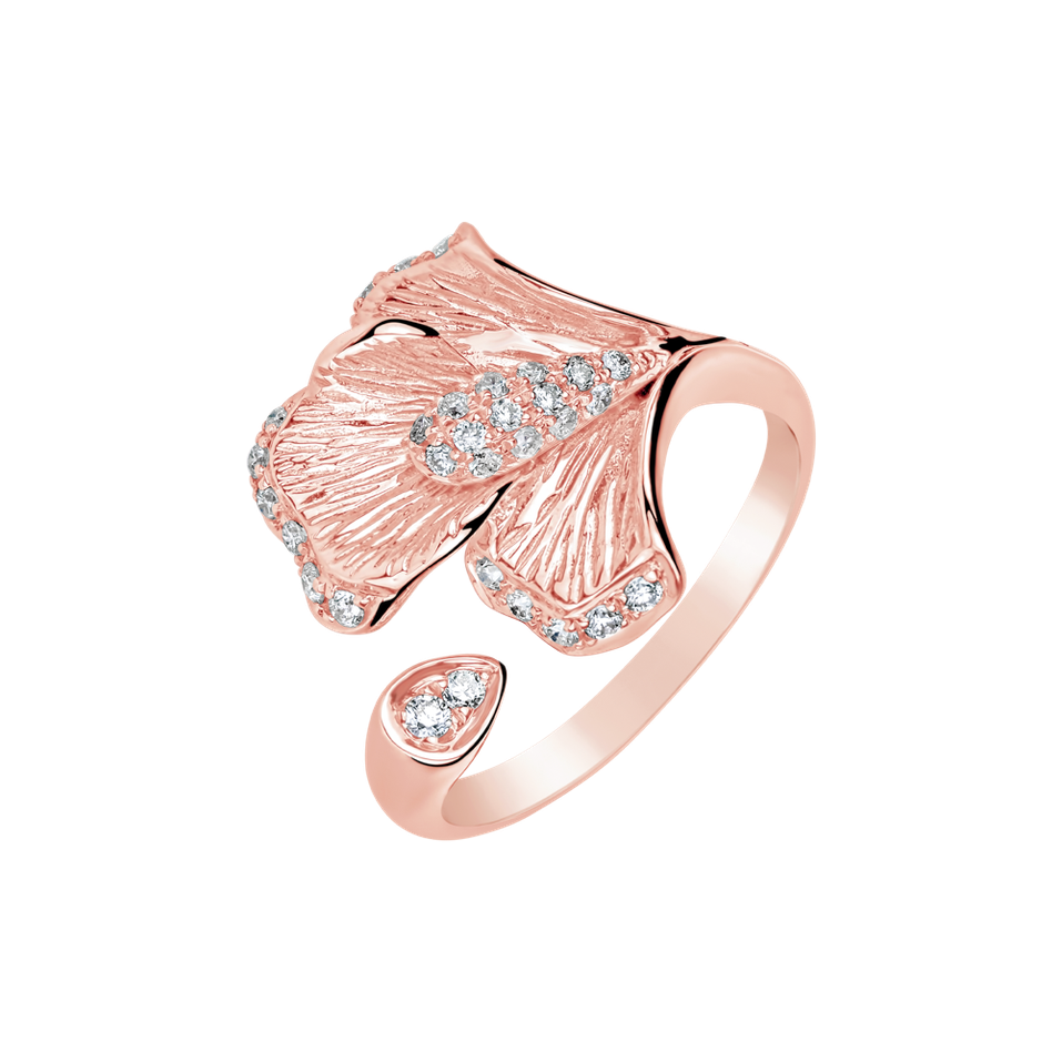 Prsten s diamanty Flower Glamour
