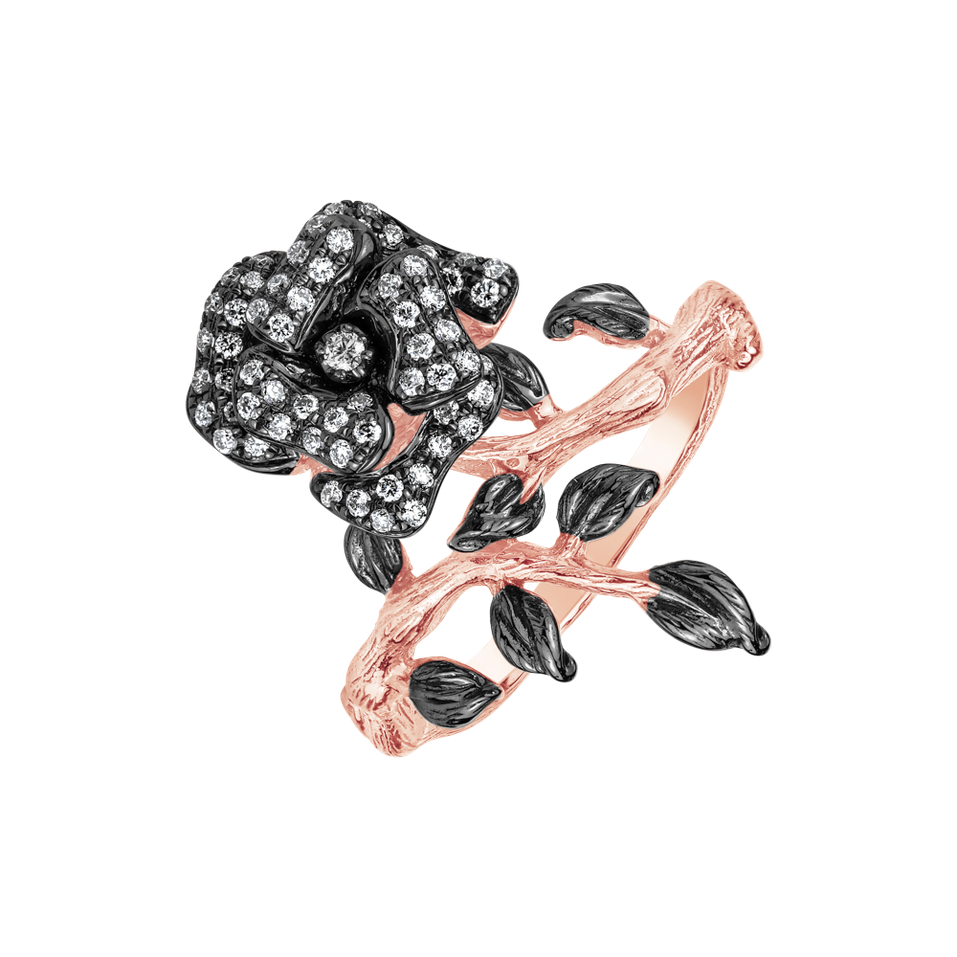 Prsten s diamanty Dark Wonder