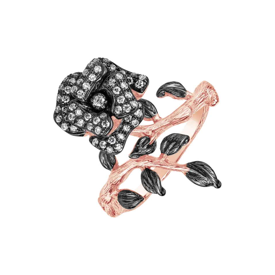 Prsten s diamanty Dark Wonder