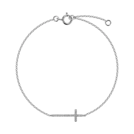 Náramek s diamanty Crosslight