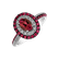 Prsten s rubíny a diamanty Euphème2
