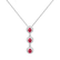 Náhrdelník s diamanty a rubíny Gem Harmony2