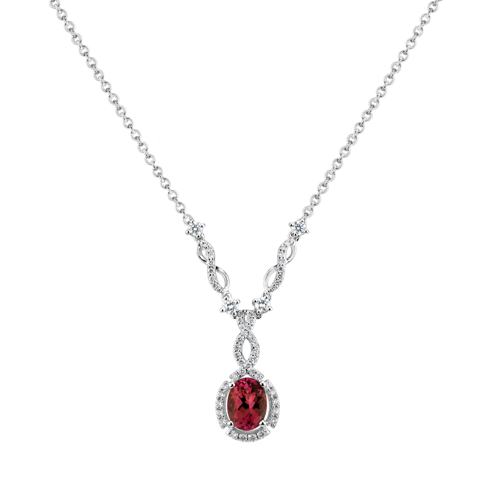 Náhrdelník s rubínem a diamanty Royal Ruby