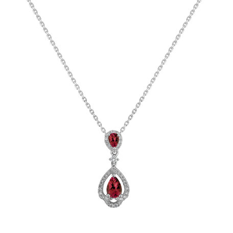 Přívěs s rubíny a diamanty Royal Delight