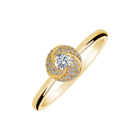 Prsten s diamanty Sunshine Ray