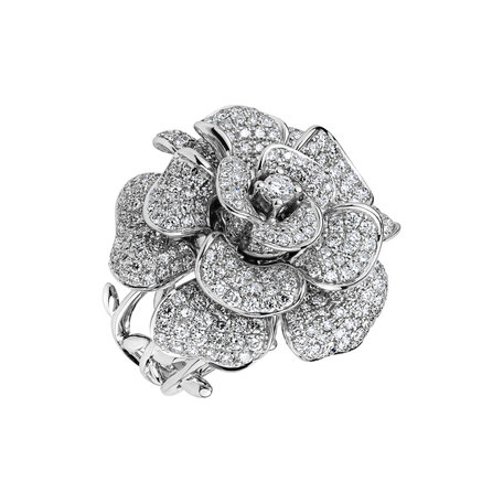 Prsten s diamanty Rose Planet