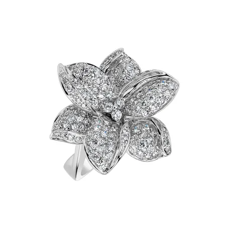 Prsten s diamanty Frozen Orchid