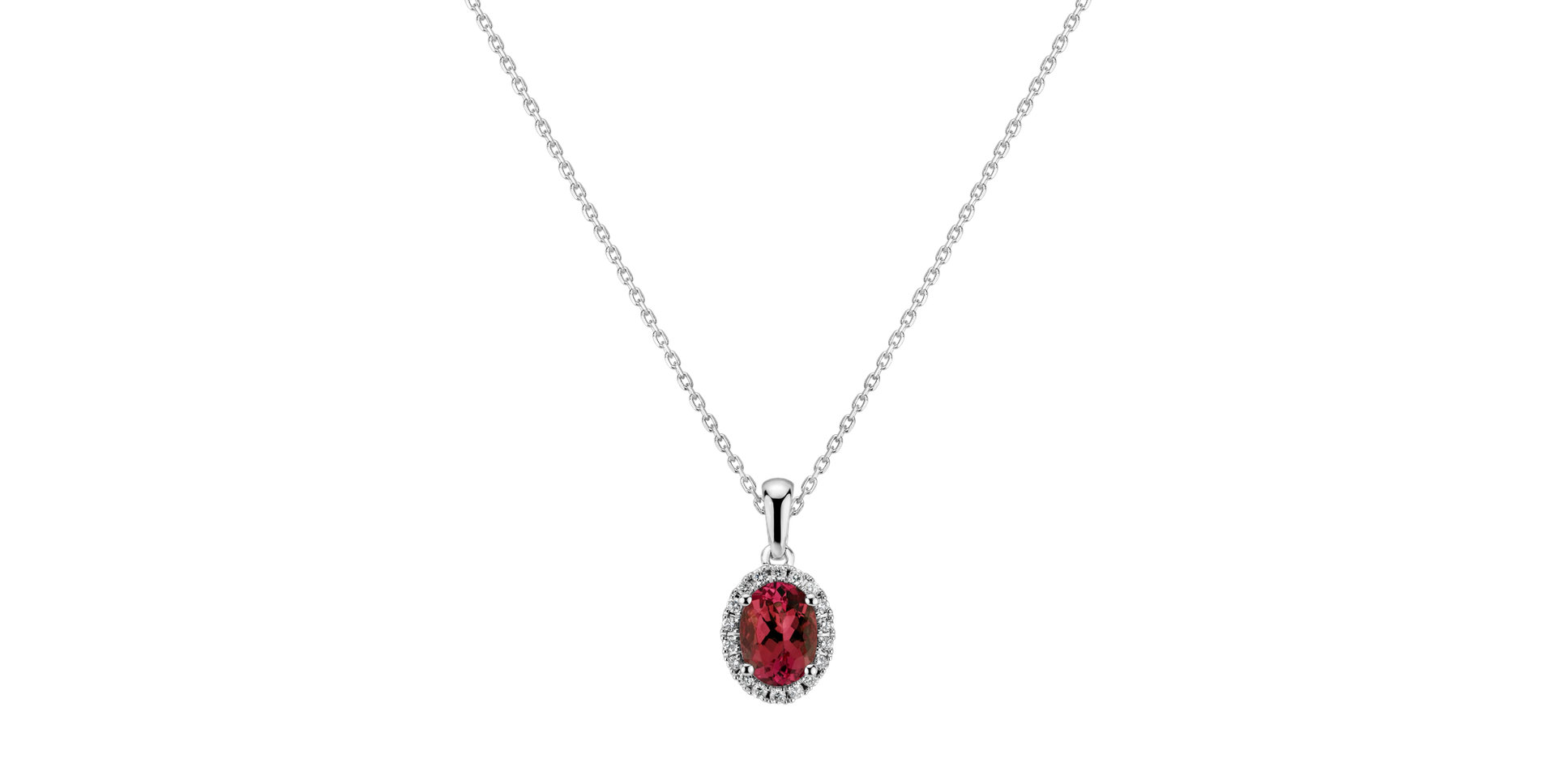 Přívěs s rubínem a diamanty Princess Essence