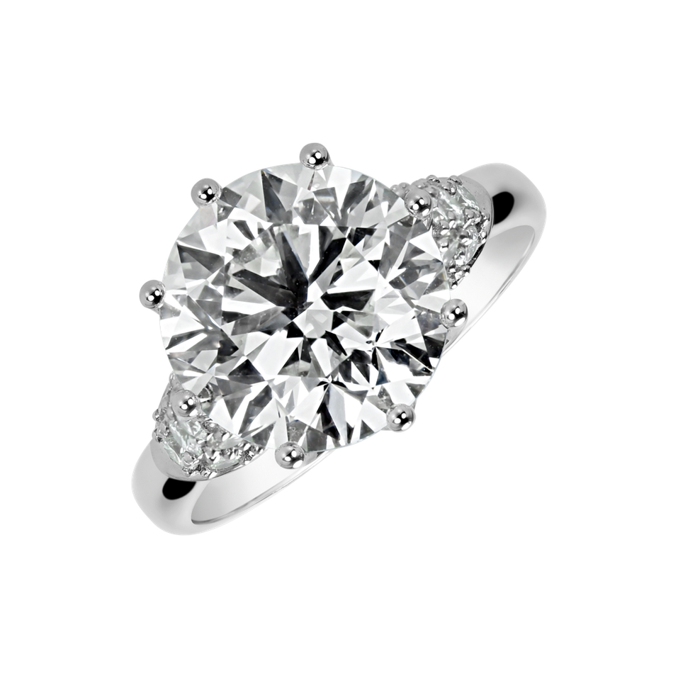 Prsten 14kt bílé zlato s diamantem Magic Gentility