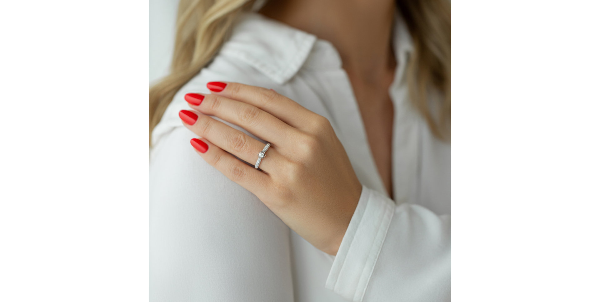 Prsten s diamanty Harmonious Light