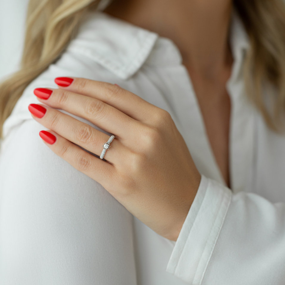 Prsten s diamanty Harmonious Light