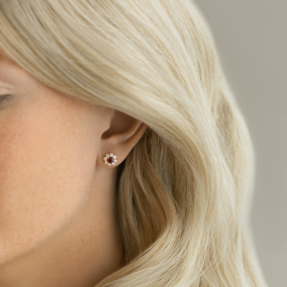 Náušnice s diamanty Celestial Romance