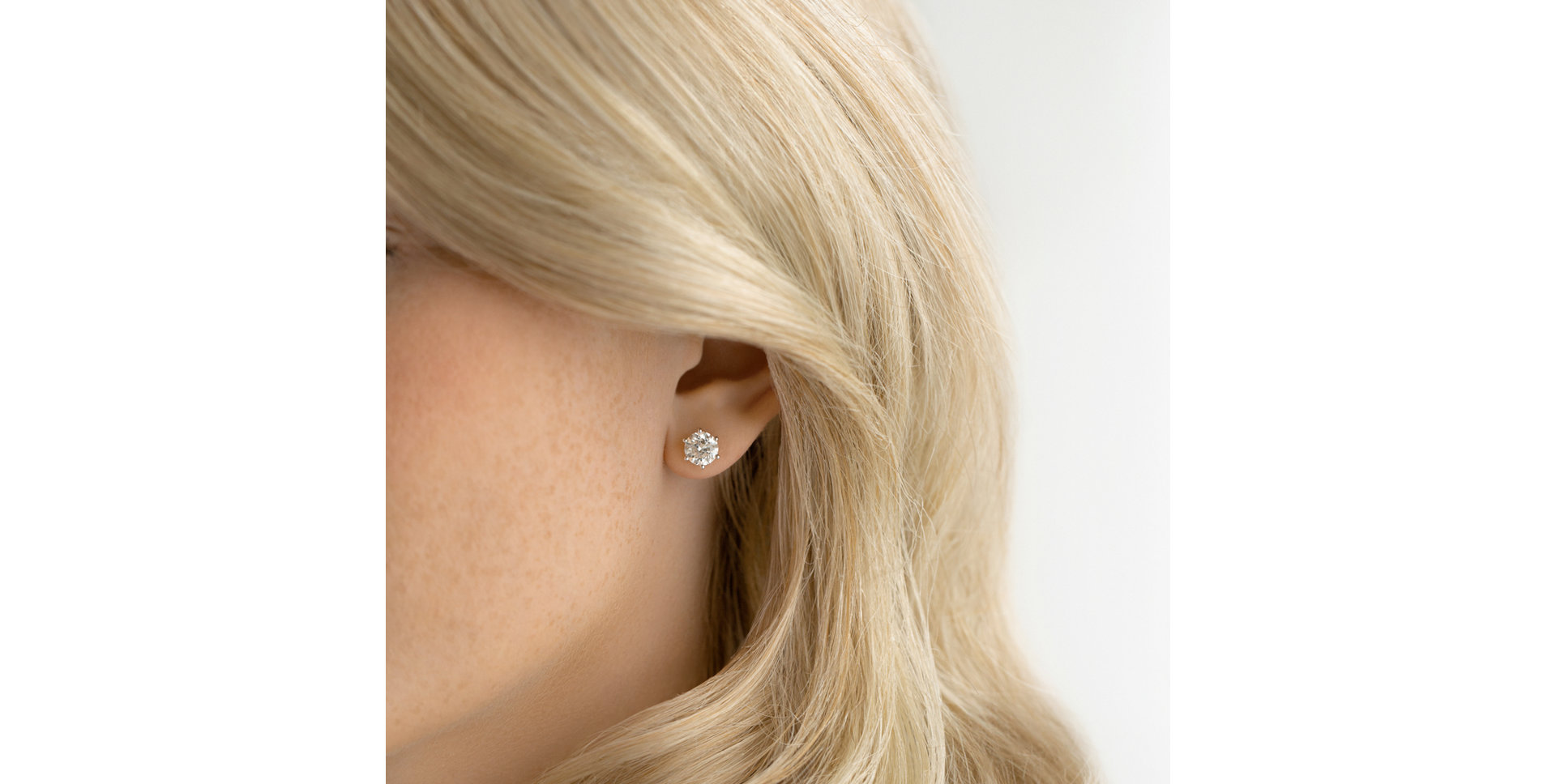 Náušnice s diamantem Vesper Romance