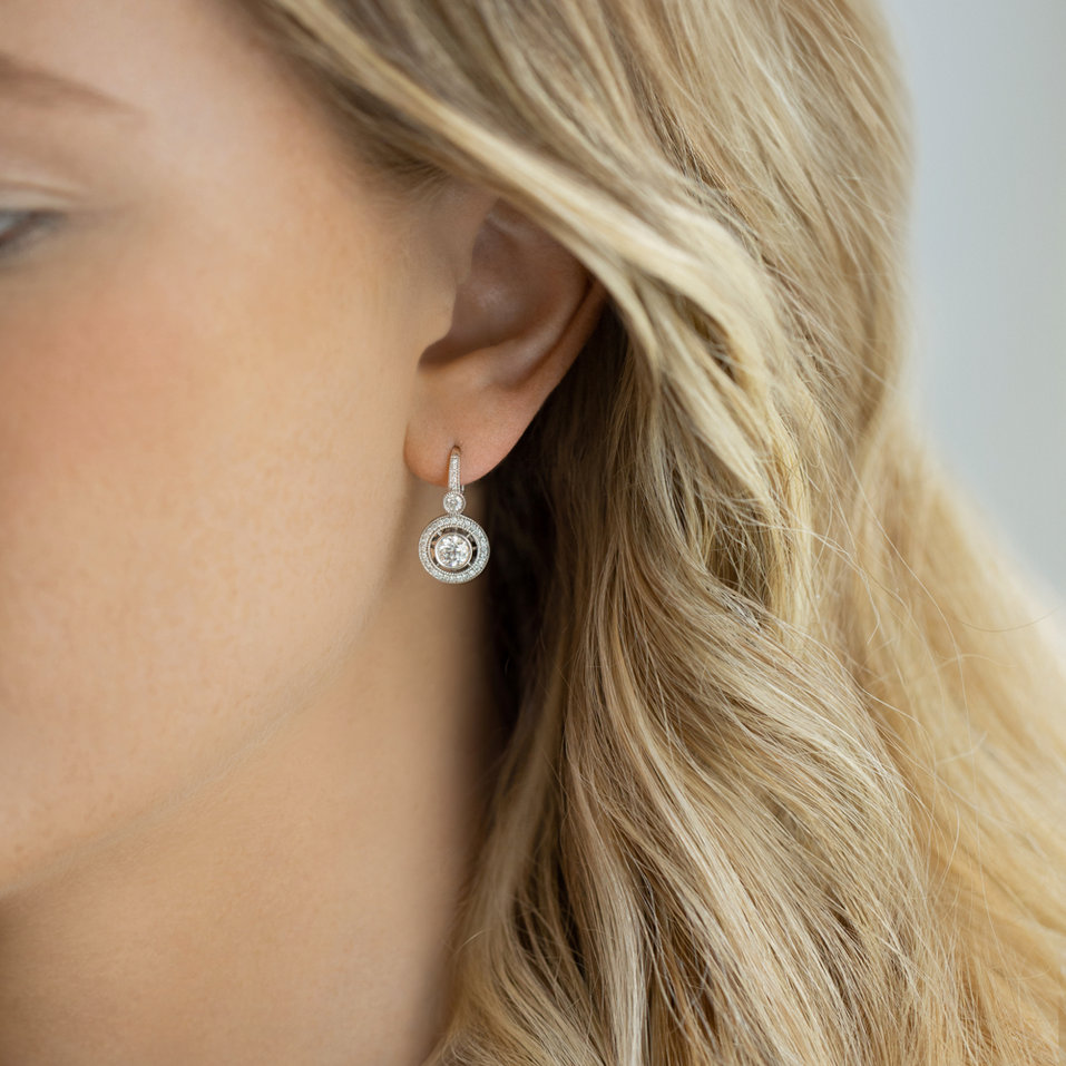 Náušnice s diamanty Monarch Love