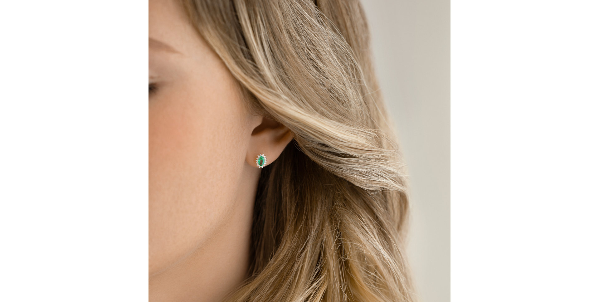 Náušnice s rubínem a diamanty Princess Sparkle