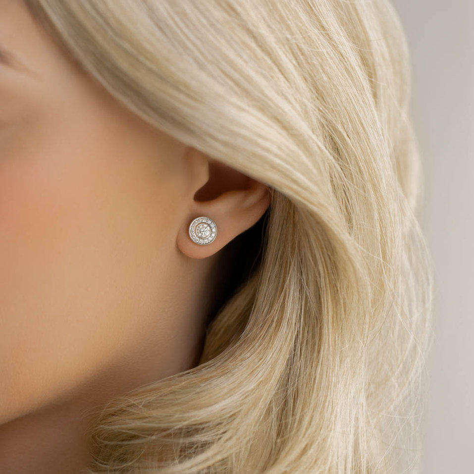 Náušnice s diamanty Without Glory