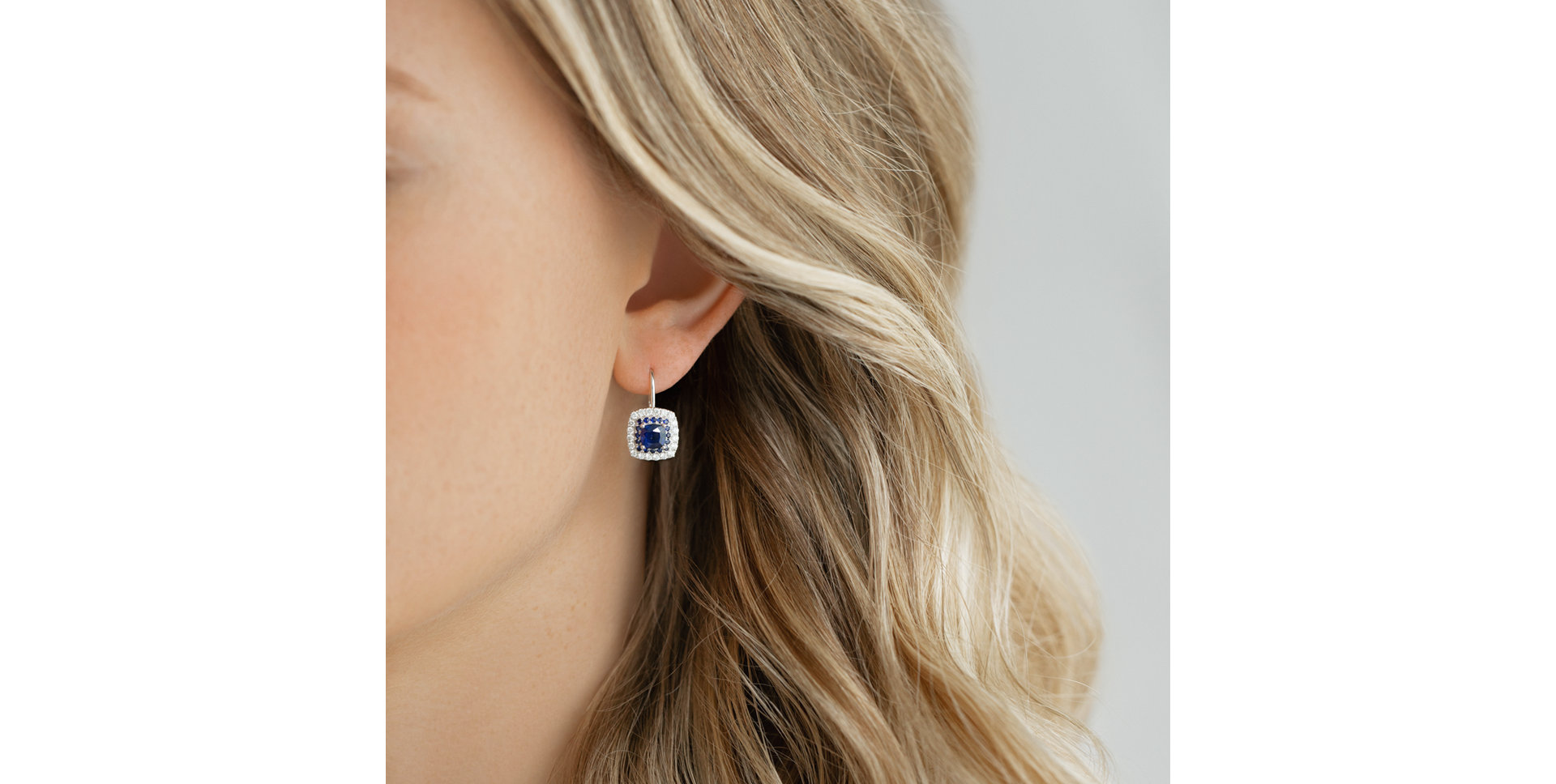 Náušnice s rubínem a diamanty Sparkling Rise