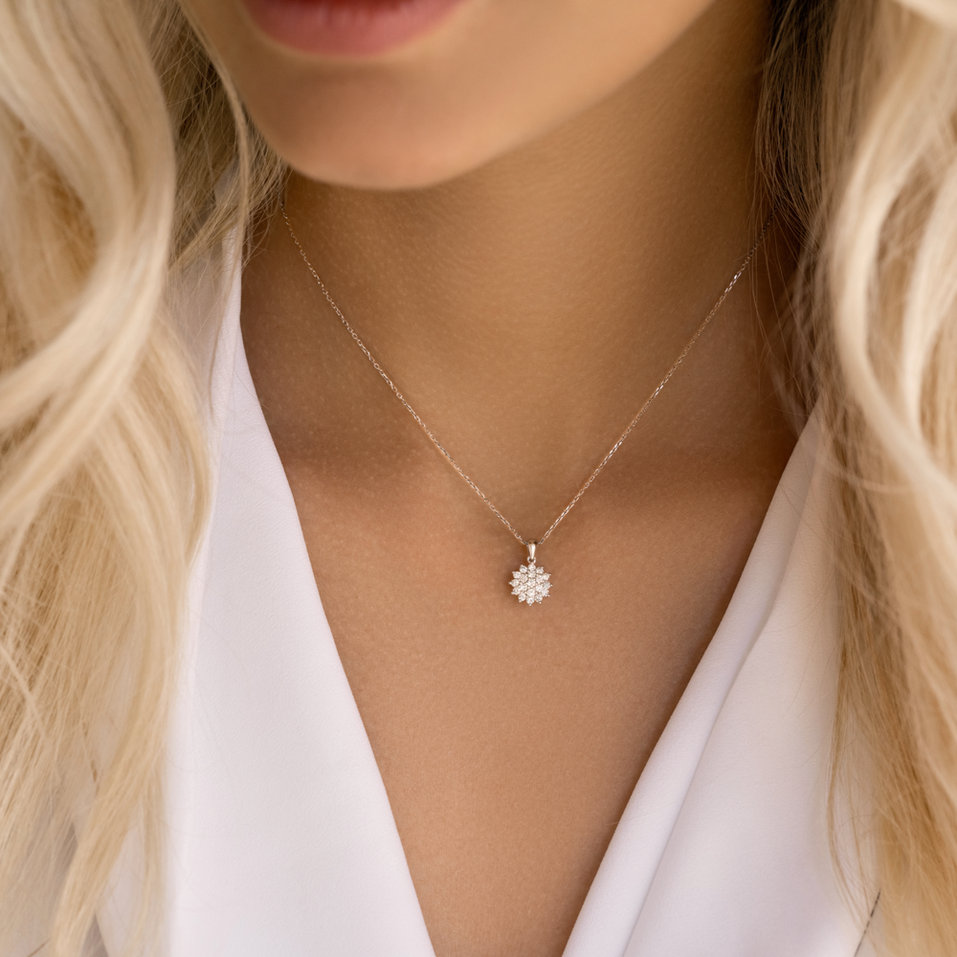 Přívěs s diamanty Delicate Star