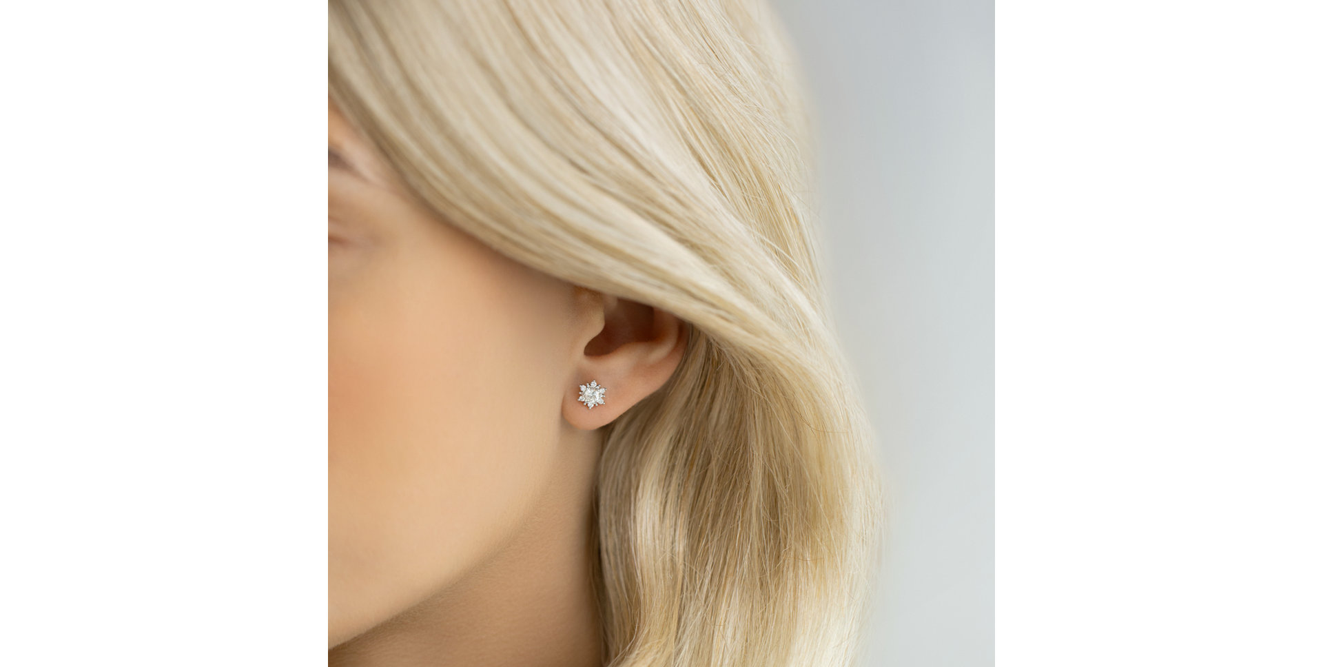 Náušnice s diamanty Winter Fairytale