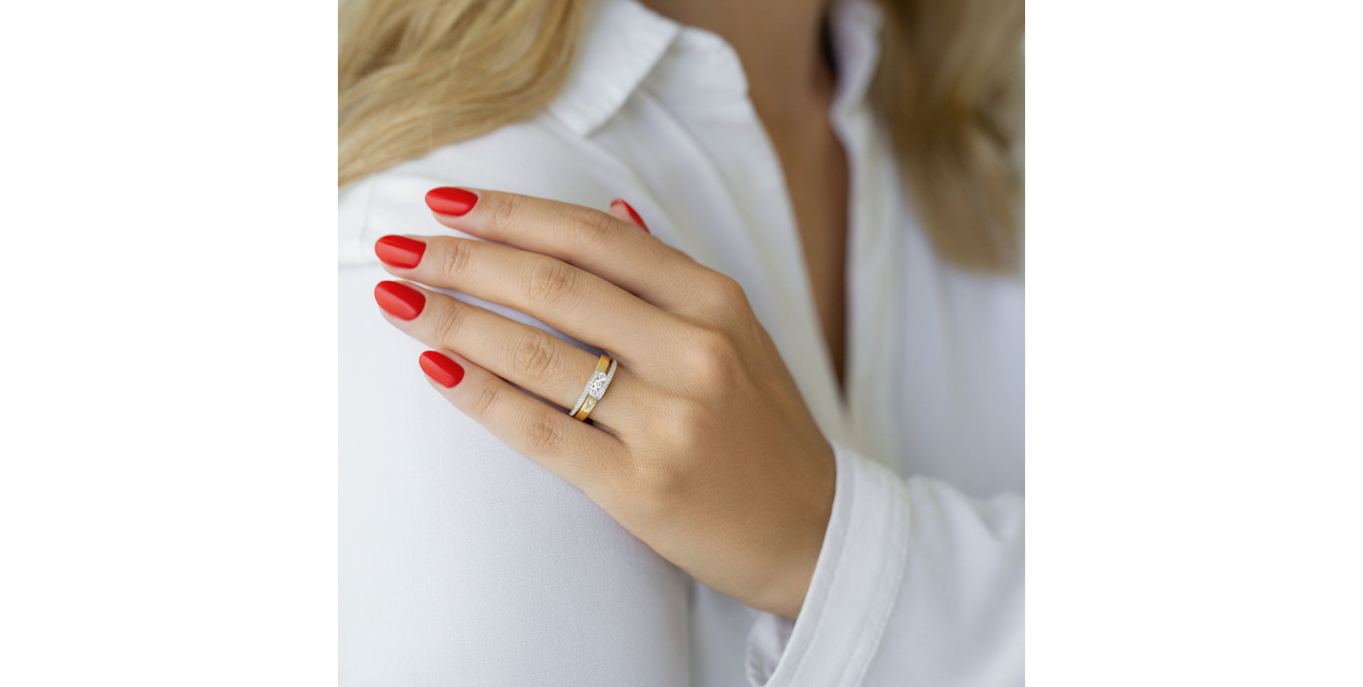 Prsten s diamanty Diamond Message