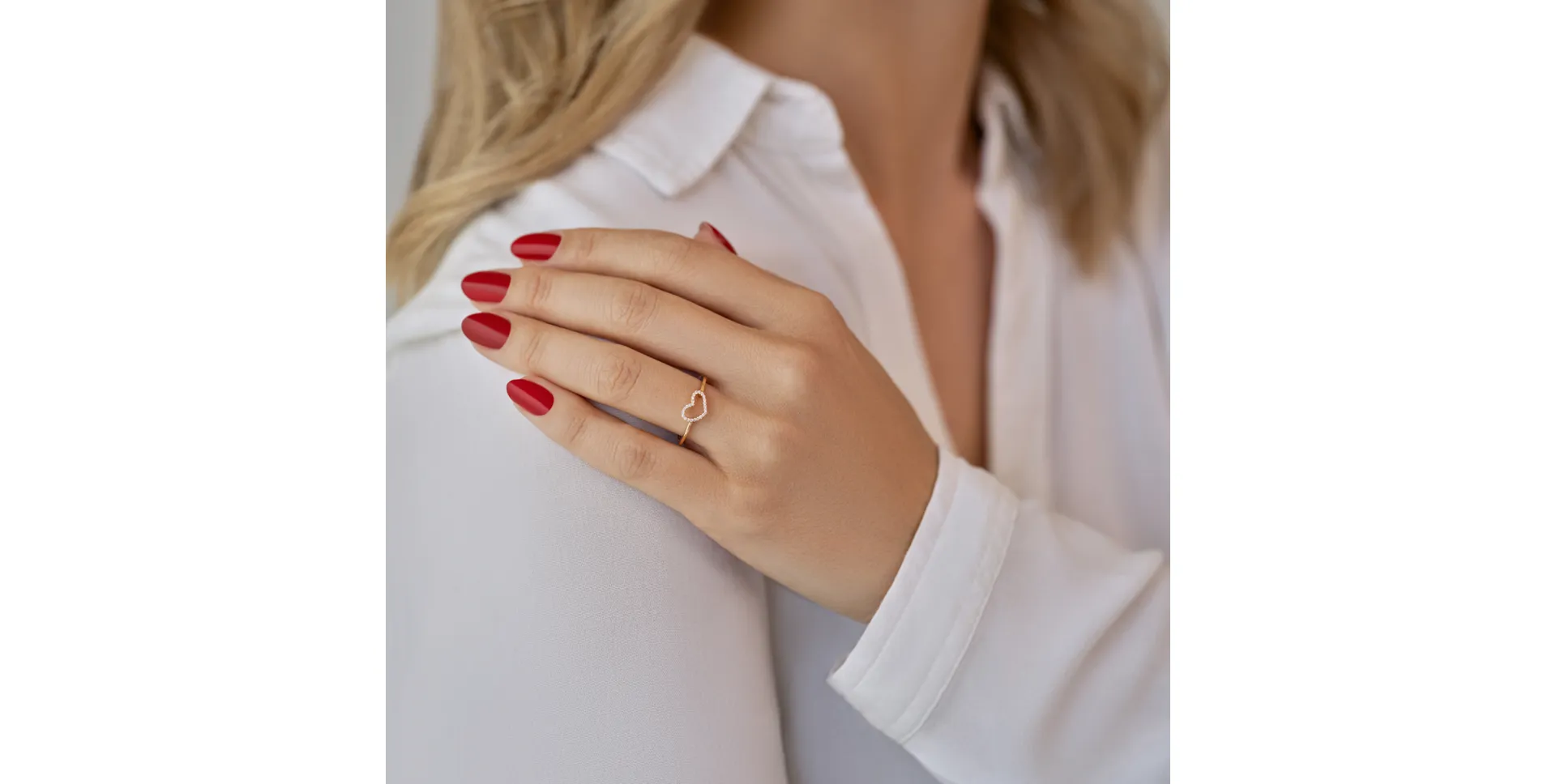 Prsten s diamanty Heart of Infatuation