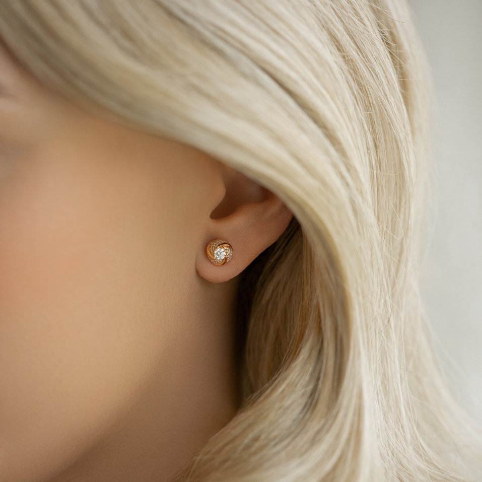 Náušnice s diamanty Fancy Spirit