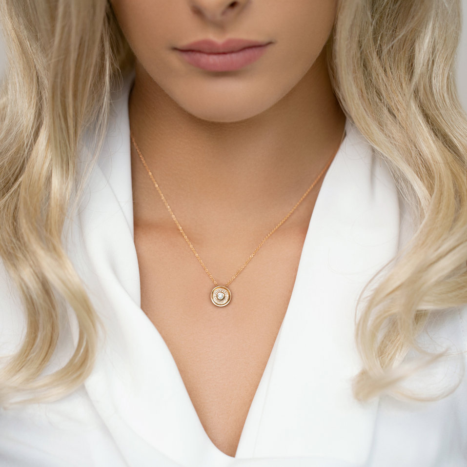 Náhrdelník s diamanty Miracle Space