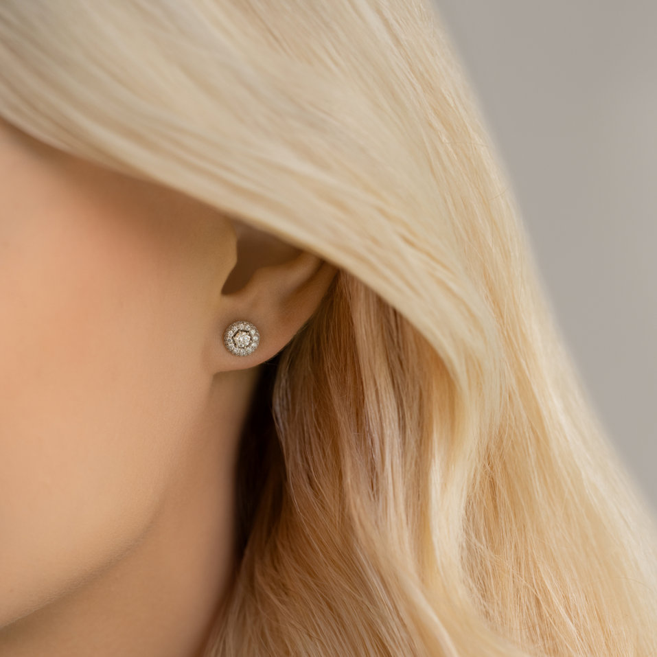 Náušnice s diamanty Éclat