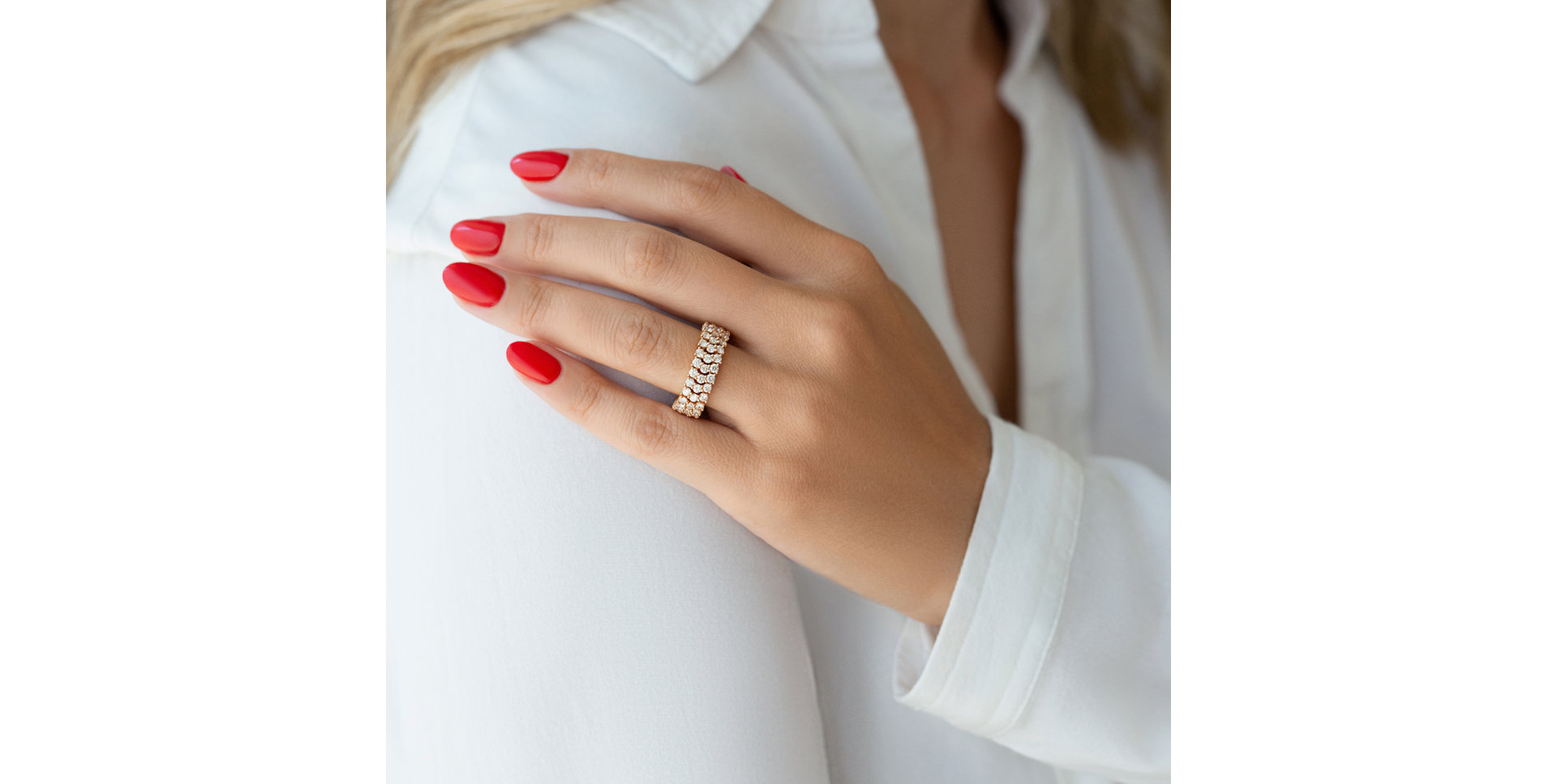 Prsten s diamanty Sparkling Skyline