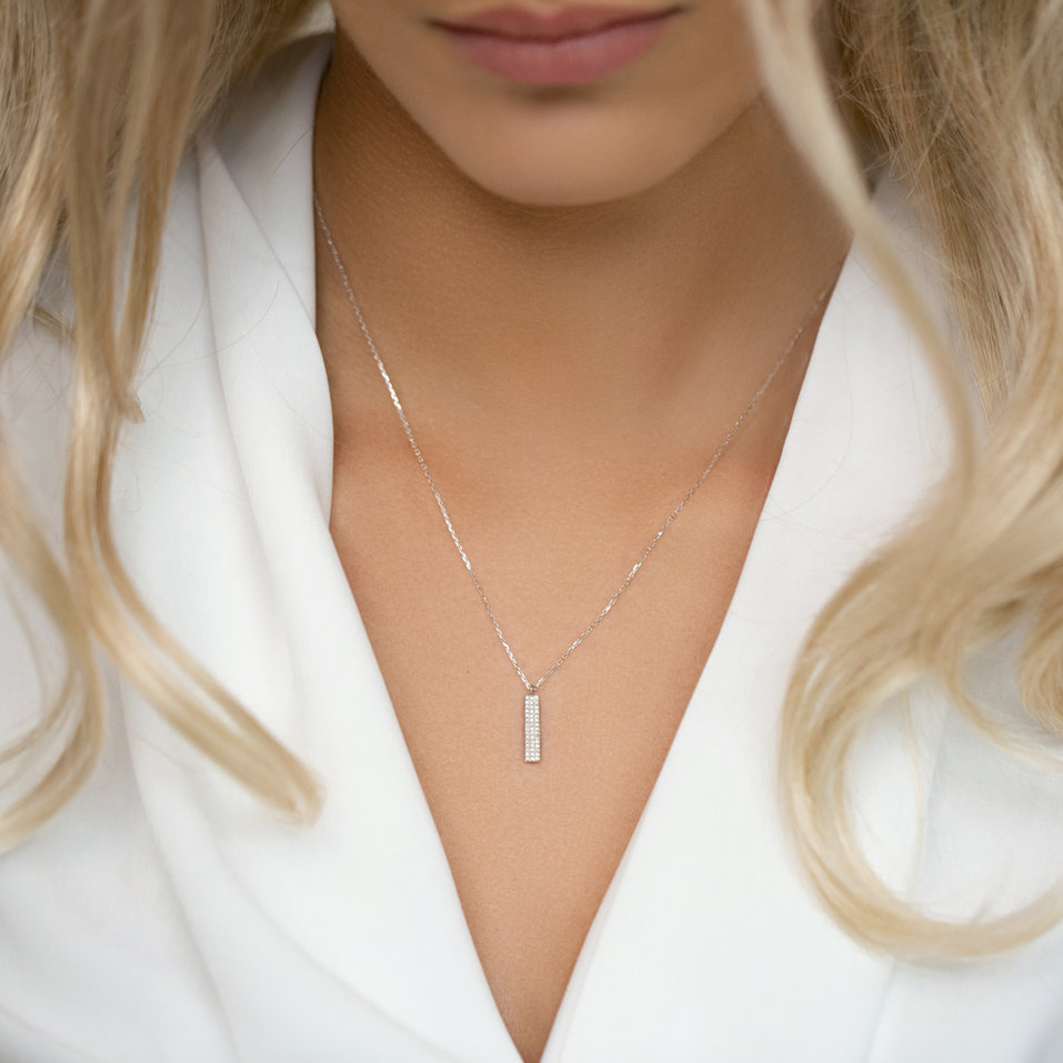 Náhrdelník s diamanty Butter Straw