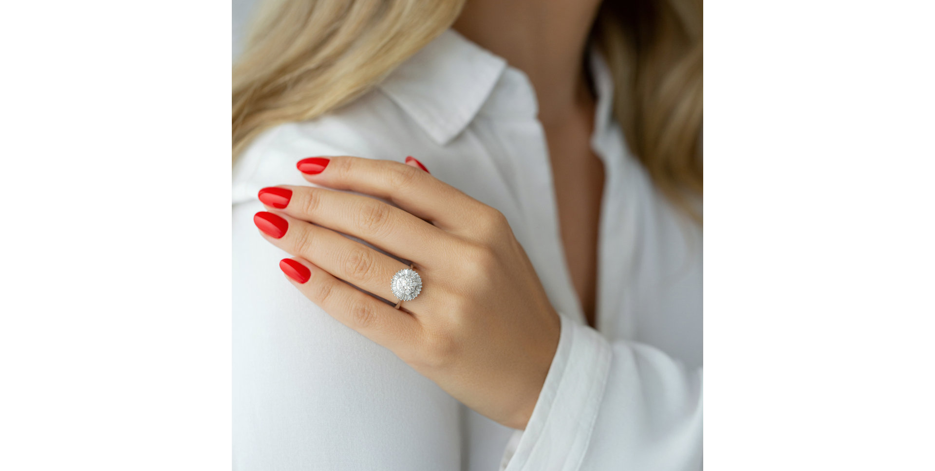 Prsten s diamanty Hilda