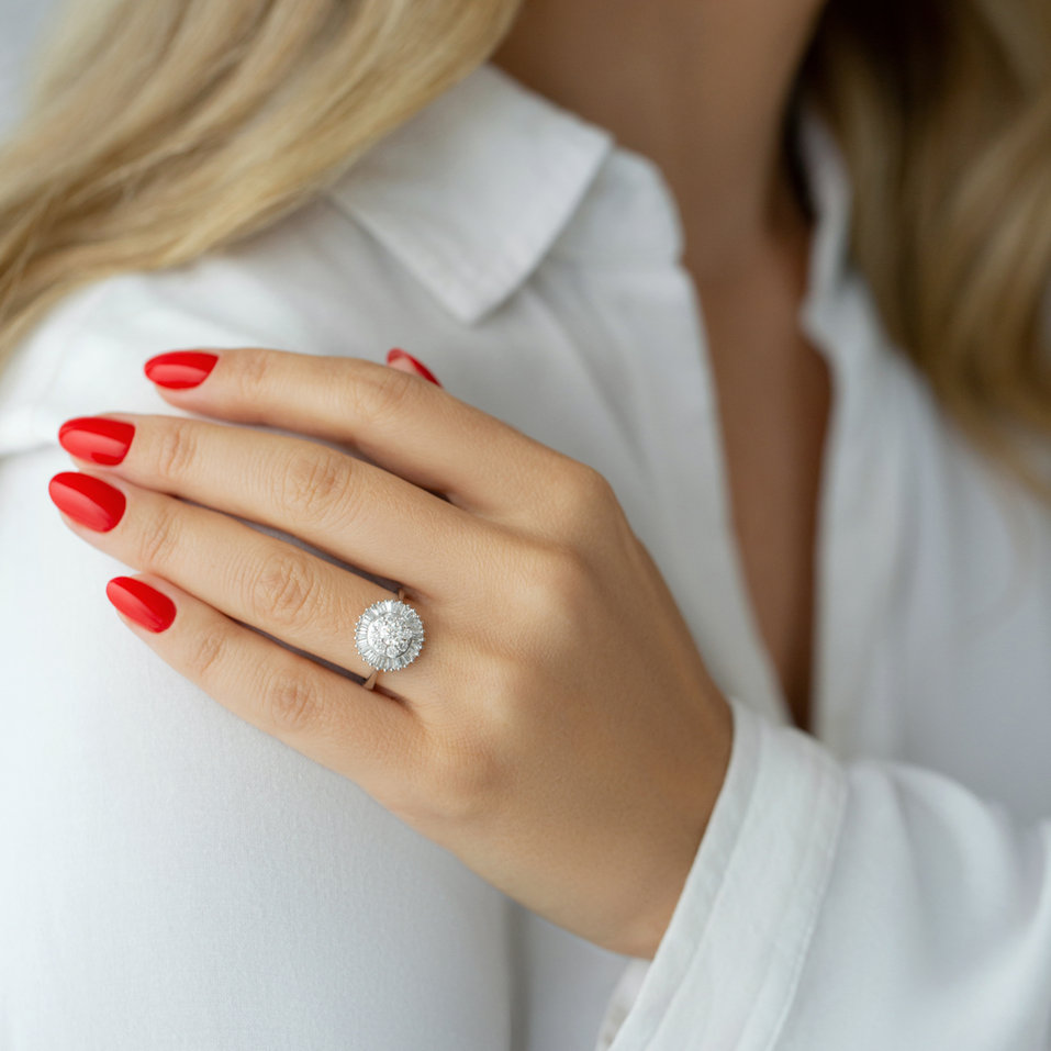 Prsten s diamanty Hilda