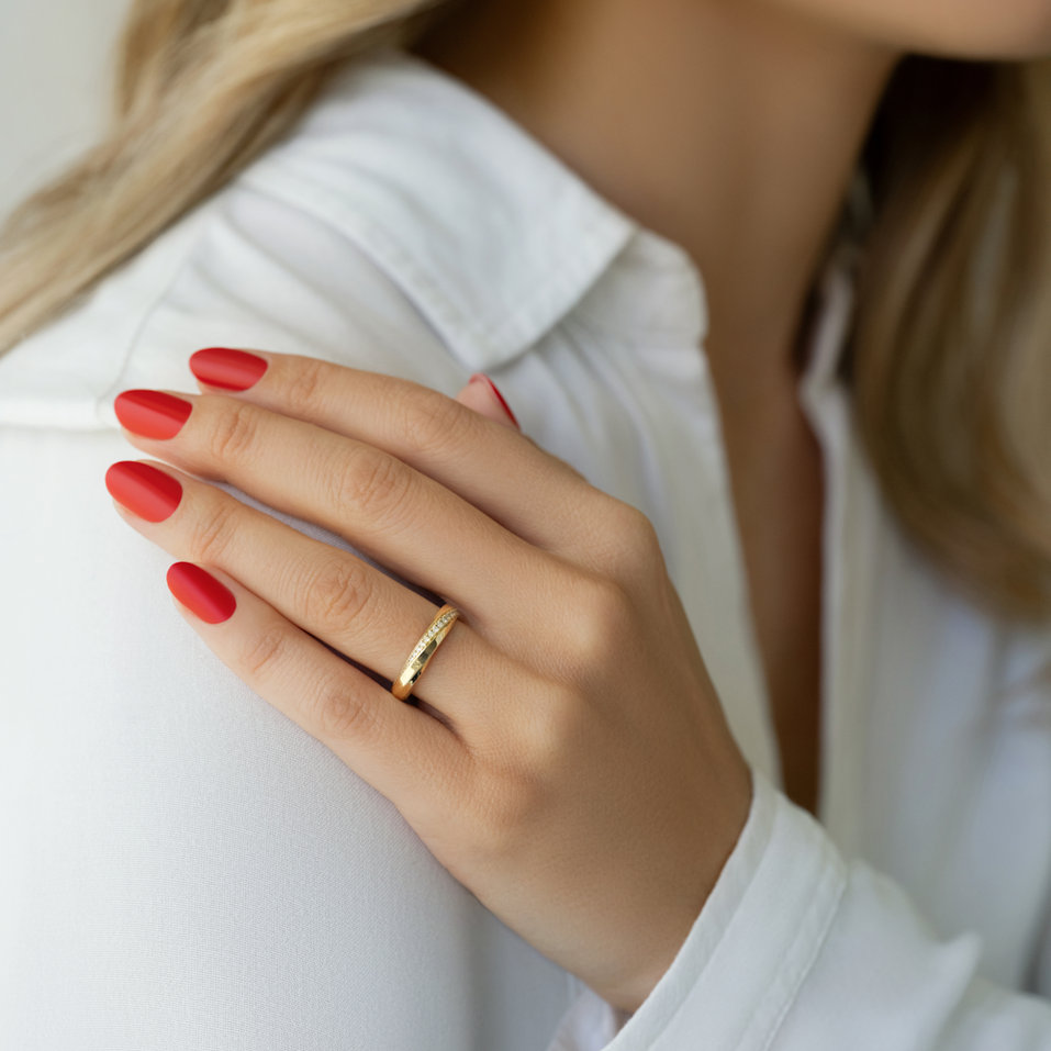 Prsten s diamanty Spark Line