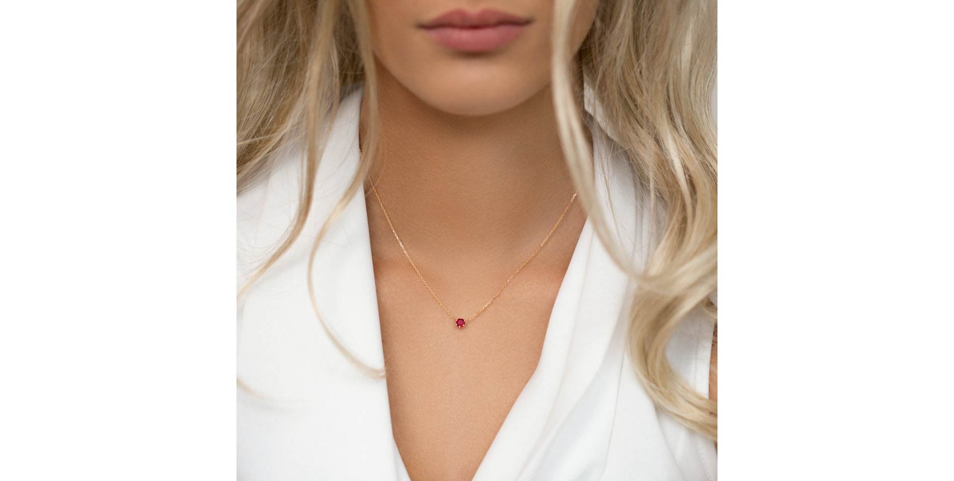 Náhrdelník se smaragdem Essential Drop