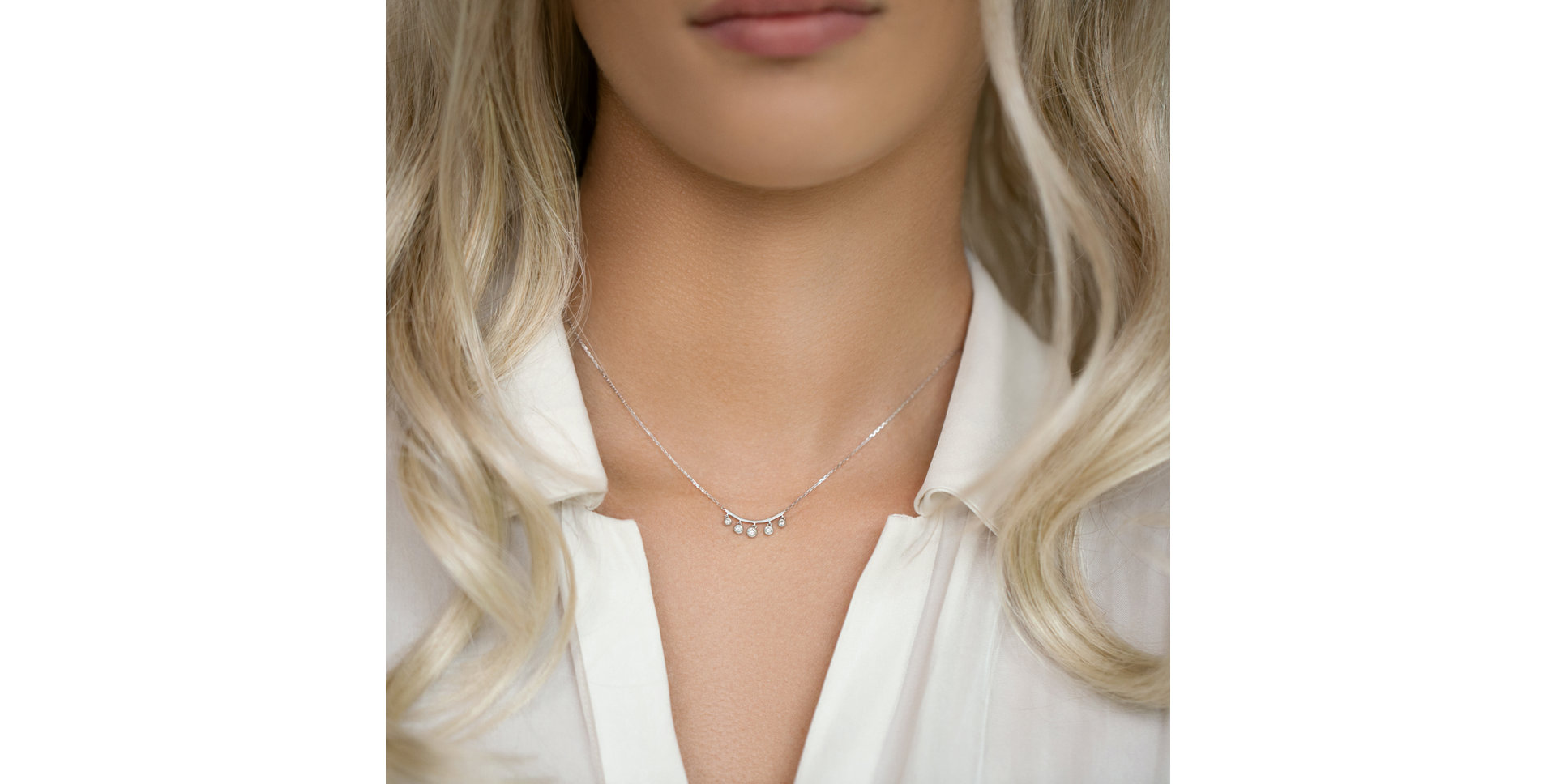 Náhrdelník s diamanty Emotion