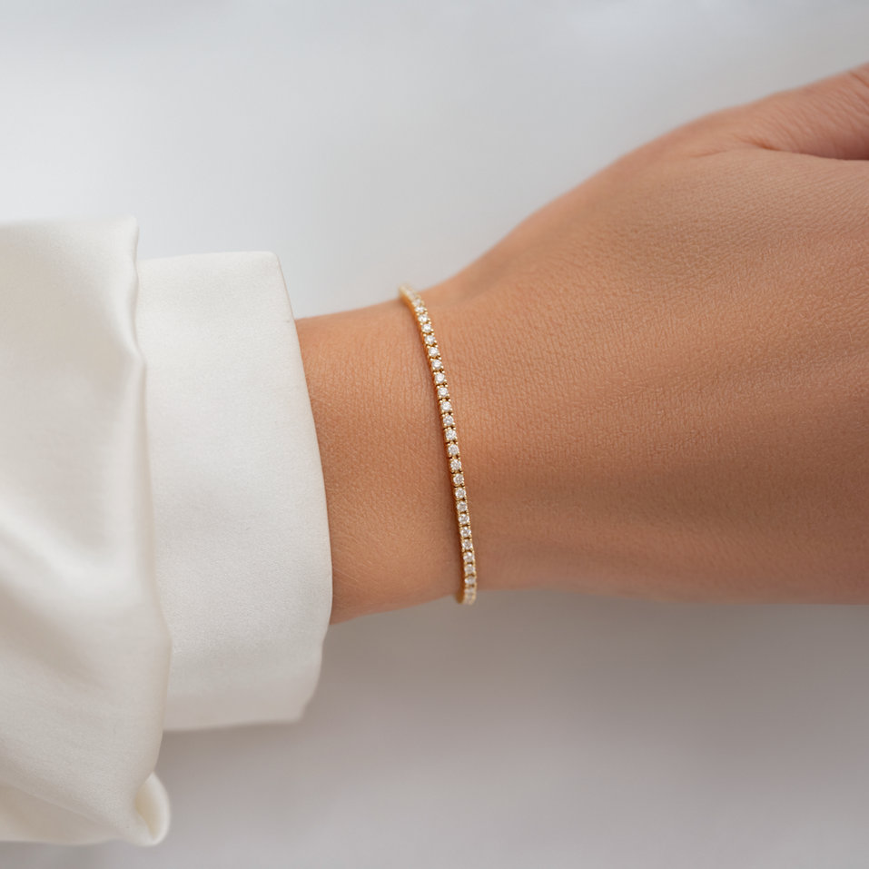 Náramek s diamanty Belissia