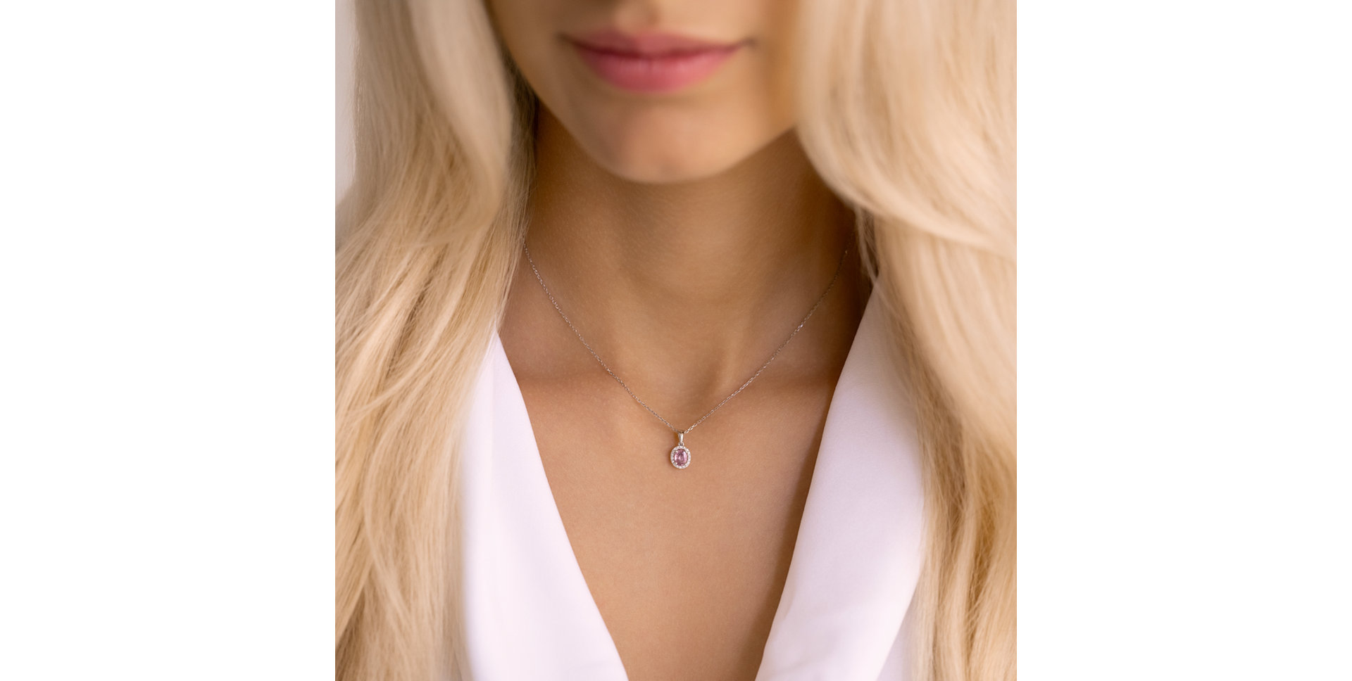 Přívěs se safírem a diamanty Royal Love