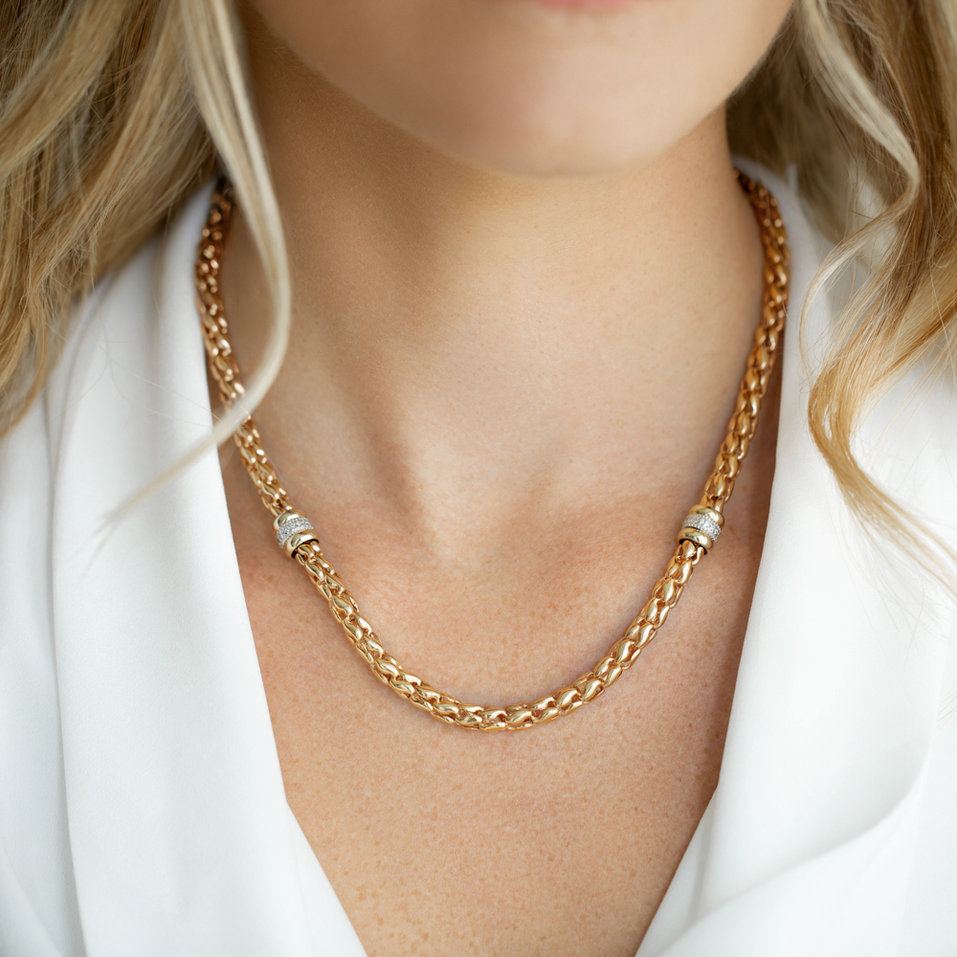 Náhrdelník s diamanty Bridget