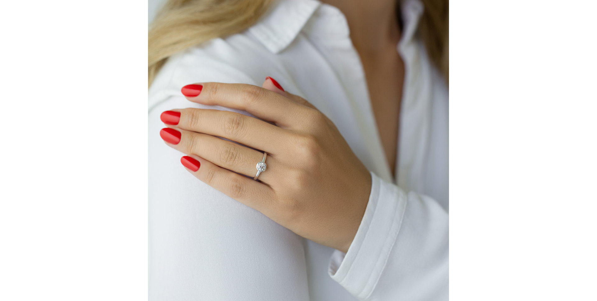 Prsten s diamantem Seductive Glow