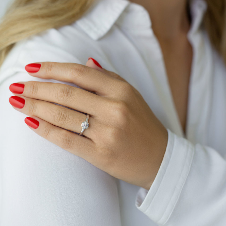 Prsten s diamantem Seductive Glow