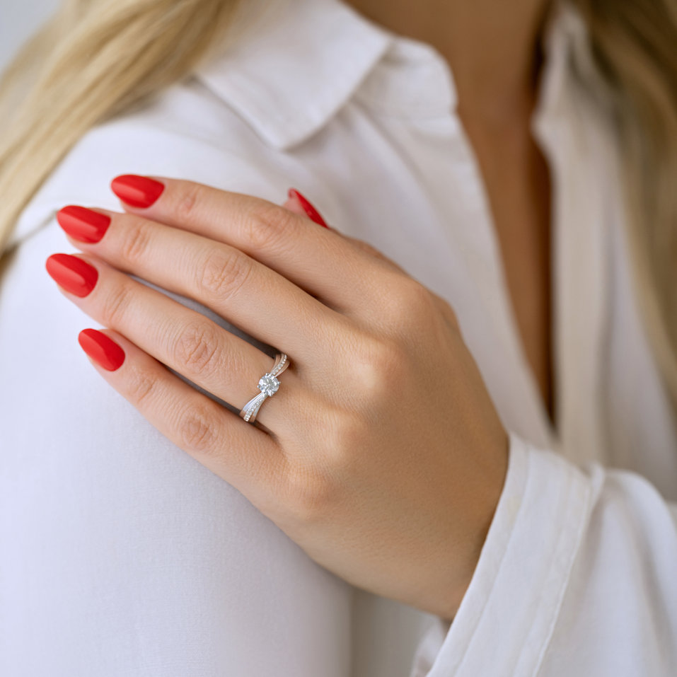 Prsten s diamanty Faithful Elegance