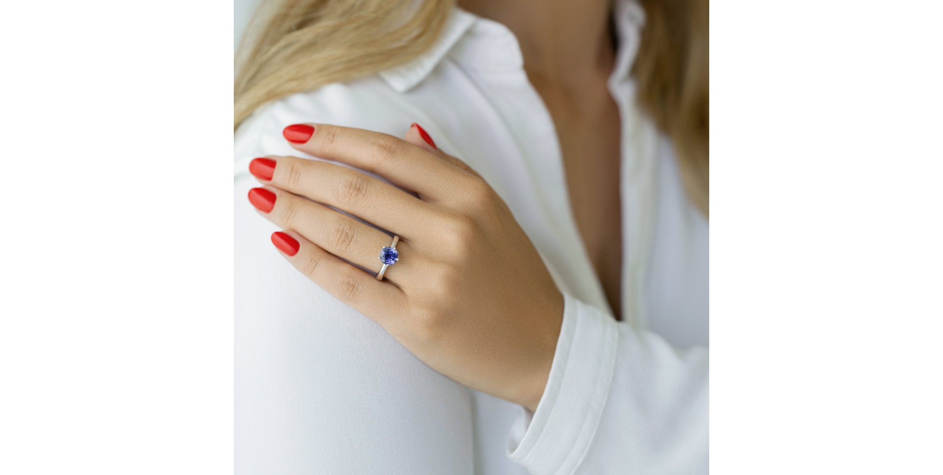 Prsten s tanzanitem Peaceful Rpirit