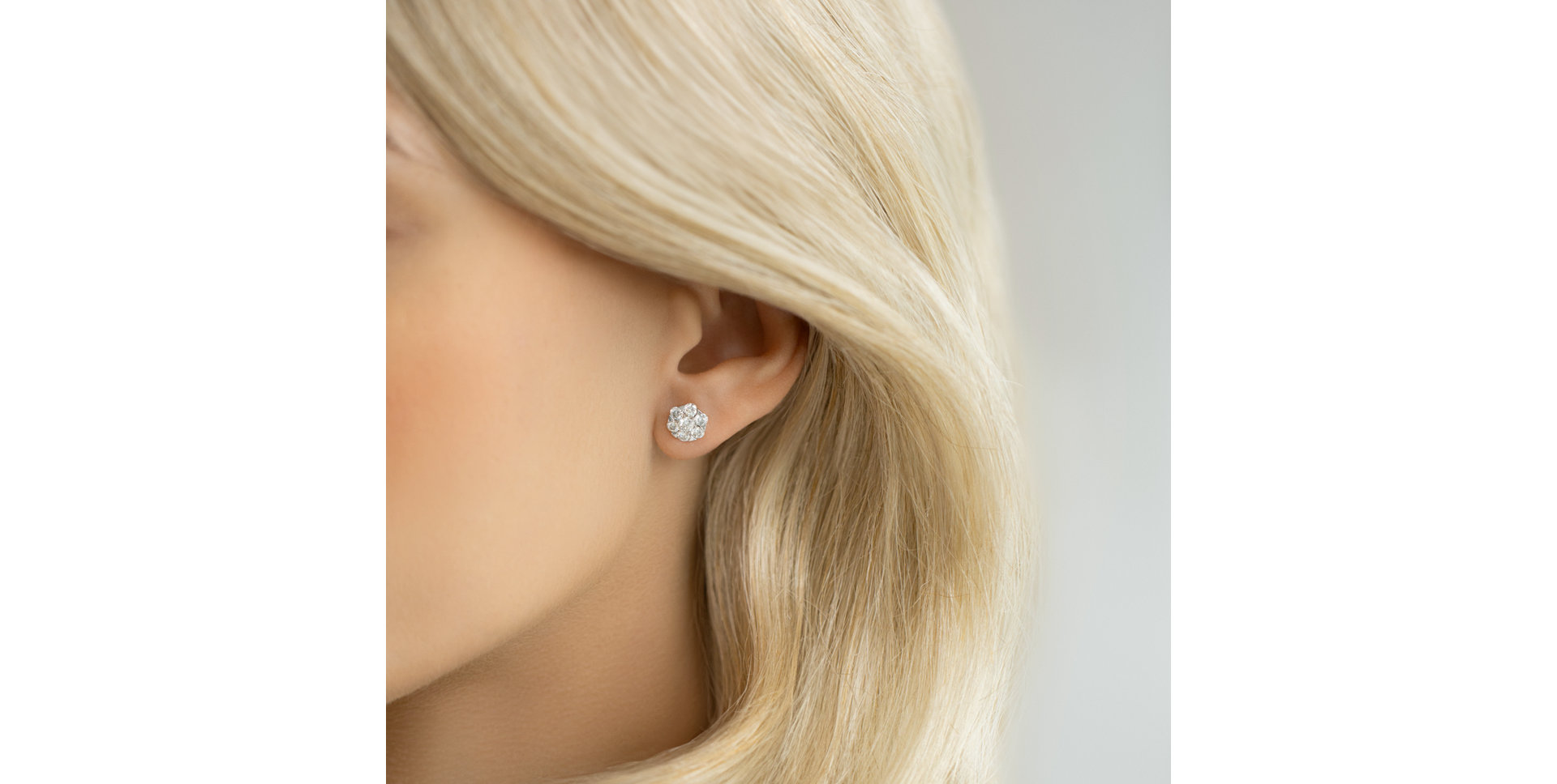 Náušnice s diamanty Icy Luxury