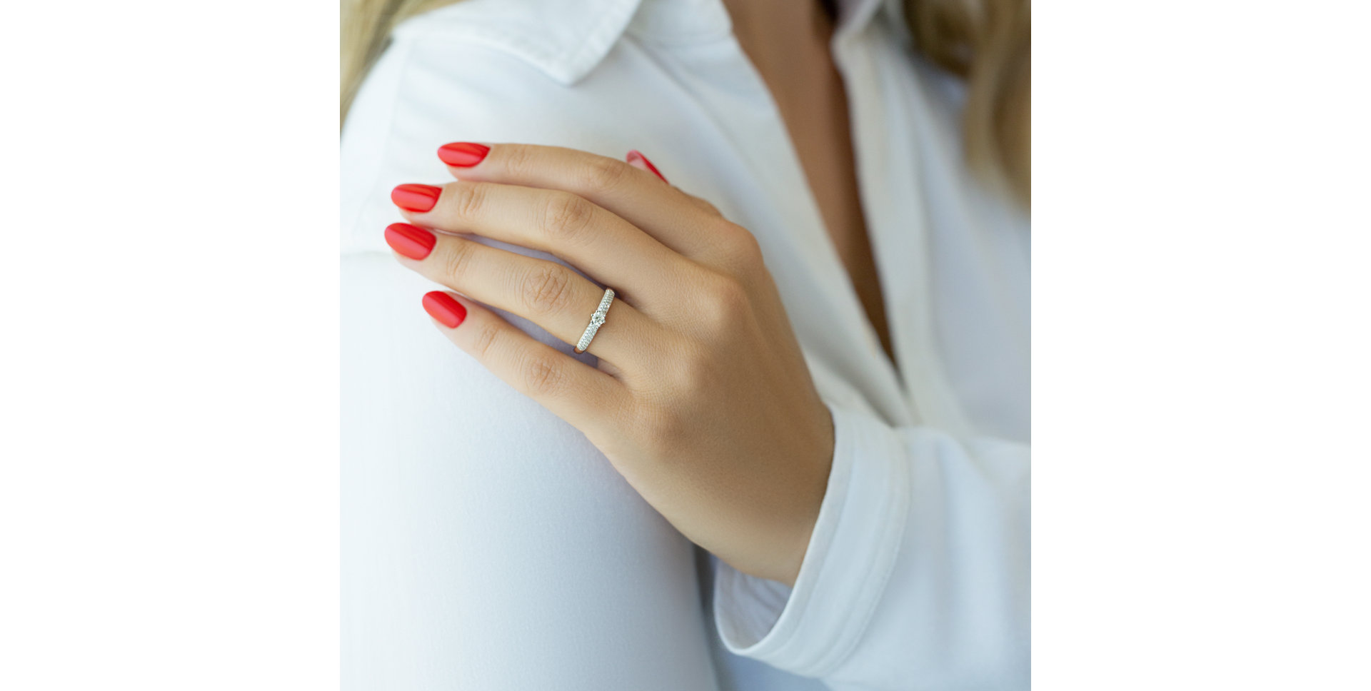 Prsten s diamanty Niedamir