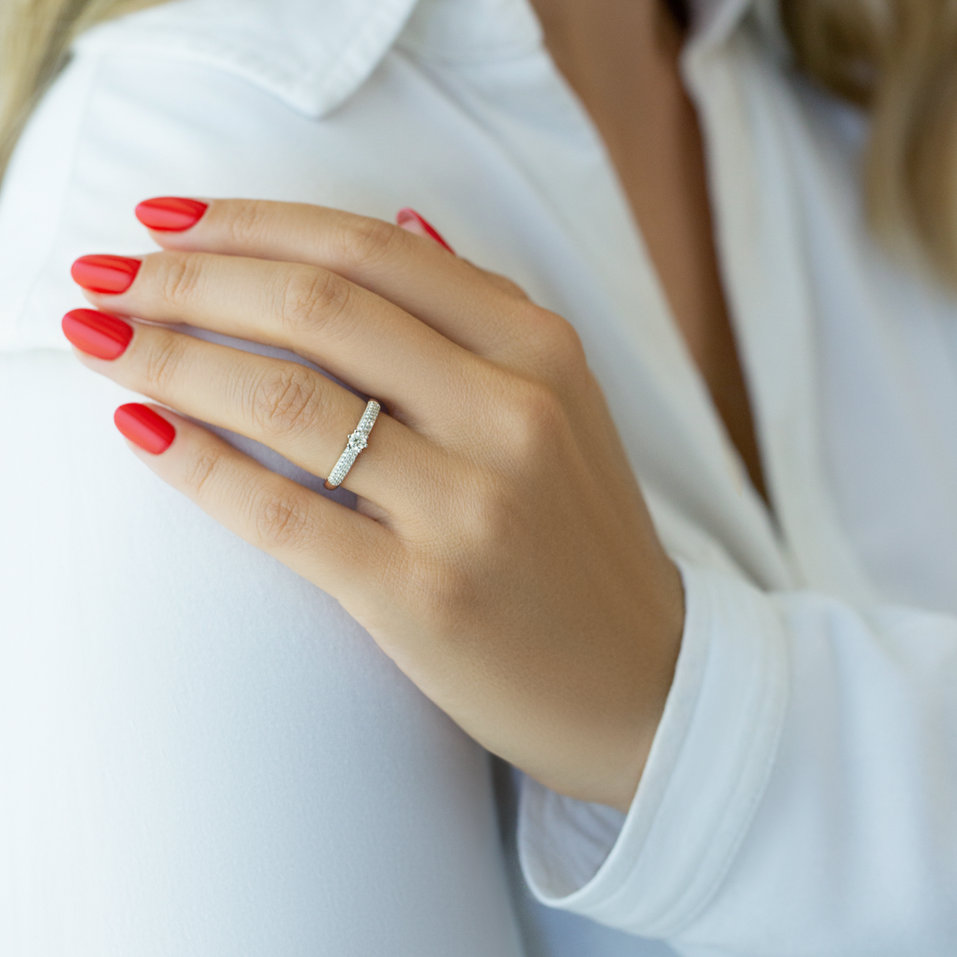 Prsten s diamanty Niedamir