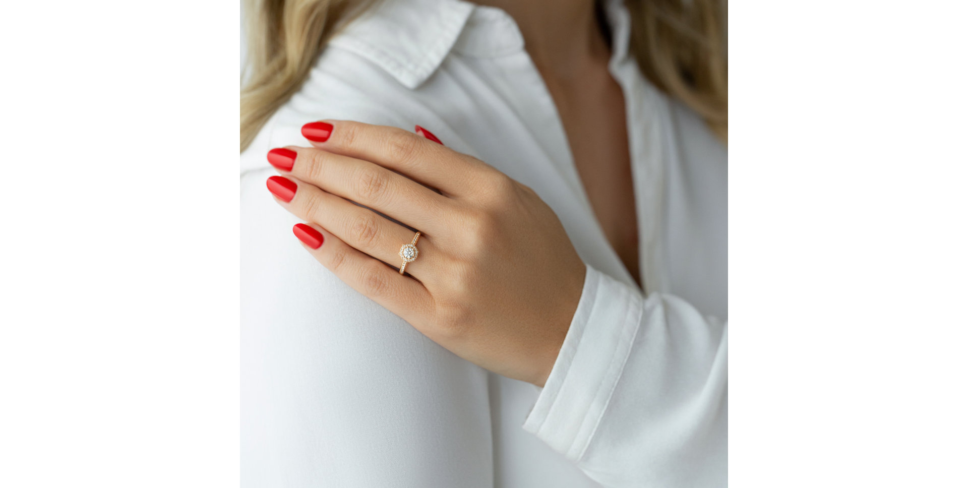 Prsten s diamanty Lionello